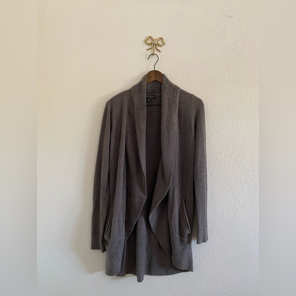 Barefoot Dreams Cozychic Lite Circle Cardi Size XS/S Cardigan Sweater Pockets